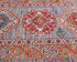 3x5 Gray Kazak Afghan Hand Knotted Geometric Wool Area Rug